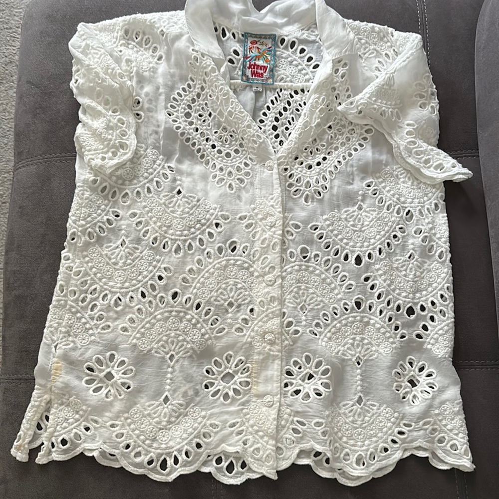 JOHNNY WAS White button down
